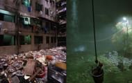 Refuse and waste (Image on left via Greg Girard, Image on right via Stray)
